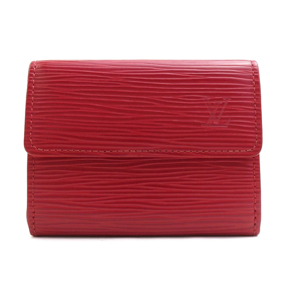 Louis Vuitton Coin Wallet Card Epi Leather Red
